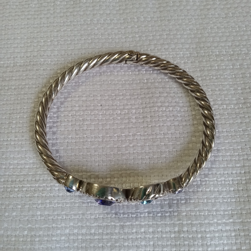 Brighton Halo Hinged Bangle - Picture 2 of 2